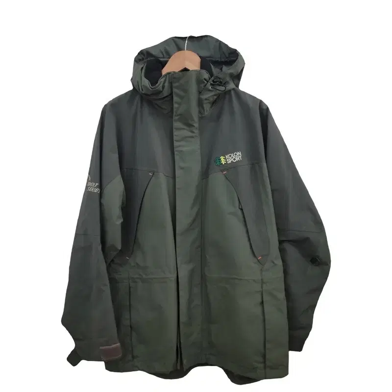 Kolon Sport 카키 바람막이  남 100 A430